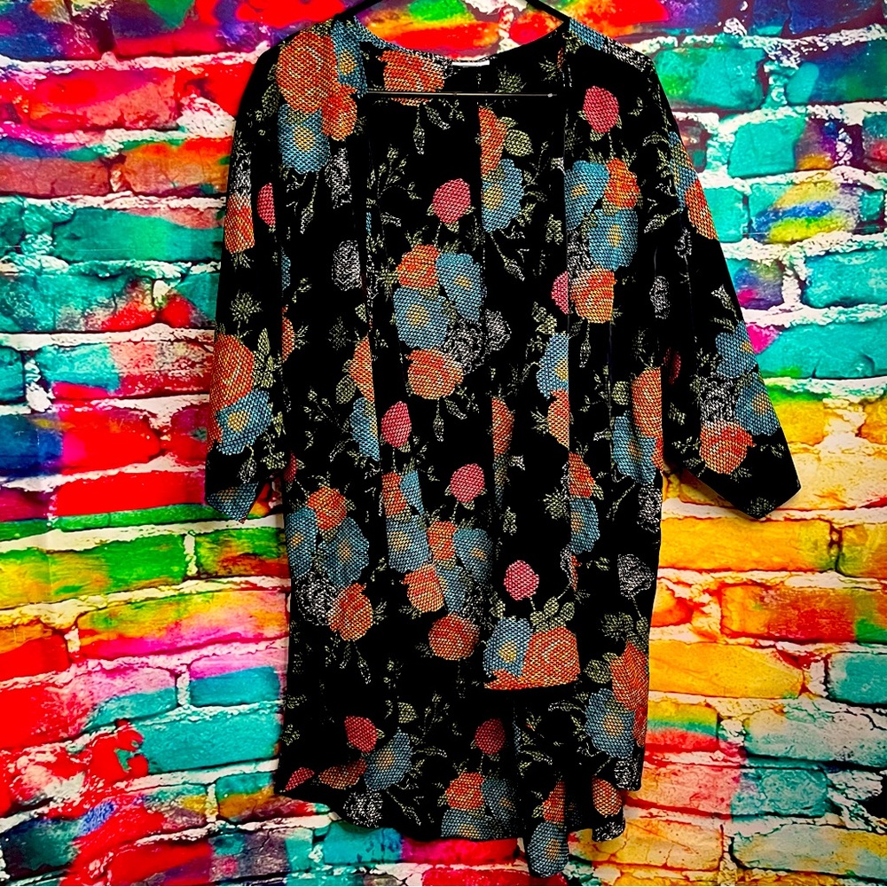 LuLaRoe Lindsey‎ Open Front Kimono Style Coverup 0104